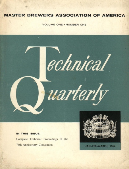 Technical Quarterly  Volume one 1964.jpg